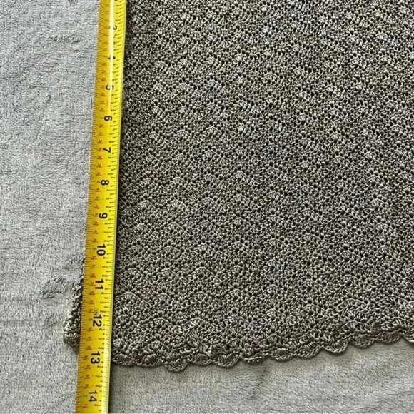 Maggie Metal Silver/Grey Crochet Tank Tank - Picture 9 of 10